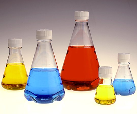 【滅菌】2-9607-02 滅菌三角フラスコ（ベントフィルターキャップ／平底） 250mL 4115-0250Thermo Sc