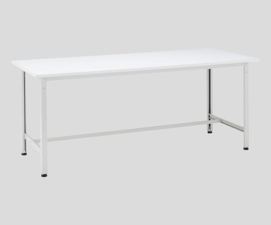 【大型商品※送料別途】【組立必要】2-964-11 ポリ化粧板作業台 ホワイト 1800×750×740mm AE-1800W