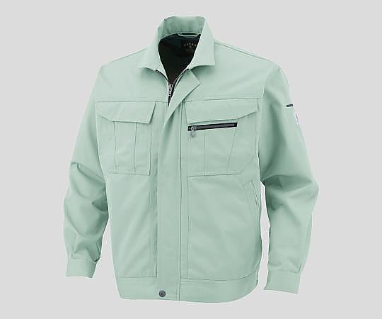 2-9947-04 長袖ブルゾン（JIS帯電防止規格対応） 3L フレスコグリーン A-1150