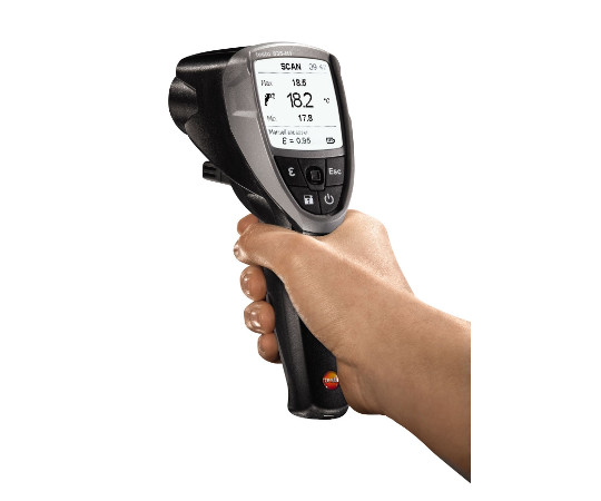【校正対応】2-9960-01 テストー 赤外放射温度計（気体温湿度センサ付） testo835-H1テストー