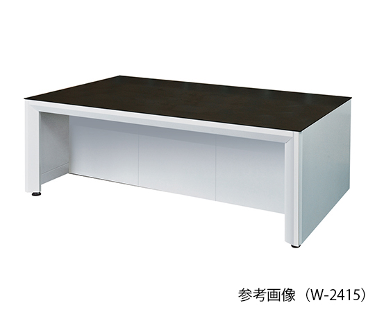 【大型商品※送料別途】3-2023-01 中央実験台（スチールタイプ・耐荷重仕様） W-2415アズワン
