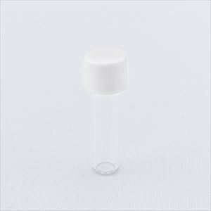 3-3640-01 ねじ口びん（標準セット） 透明 0.6ｍL S-06 250101日電理化硝子