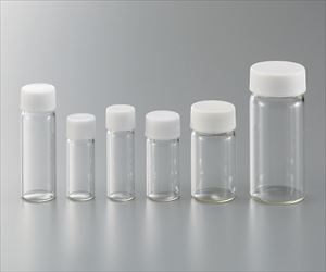 3-3640-03 ねじ口びん（標準セット） 透明 10ｍL S-3 250008日電理化硝子