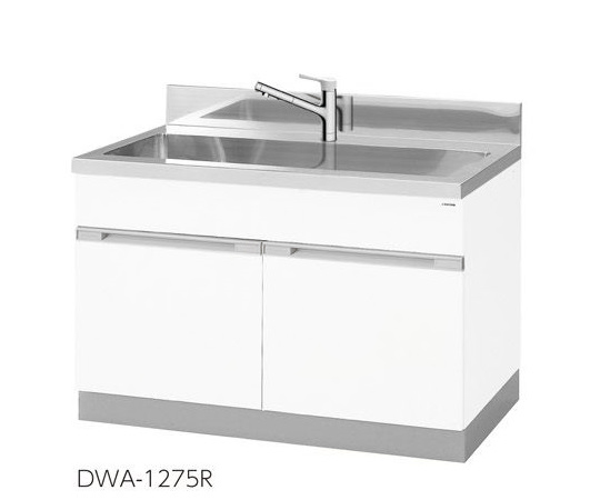 【大型商品※送料別途】【大型商品※送料別途】アズワン3-4188-11　流し台 ステンレス(SUS304) 600×750×80