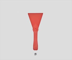 【食品衛生法適合】3-4940-03 メタルディテクトスクレーパー 75×205mm 赤 S-R