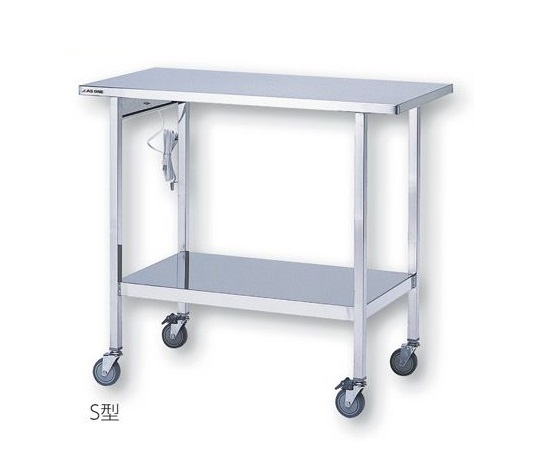 3-5021-01 ステンレスベンチ 1200×450×800mm SW型アズワン