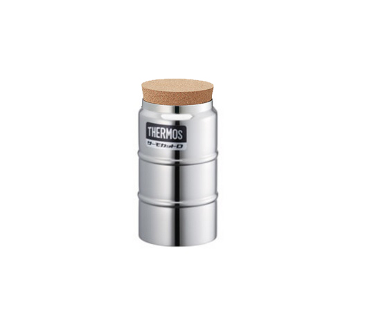 3-5121-11 ステンレスデュワー瓶(2重構造)300mL D-301栓付サーモス