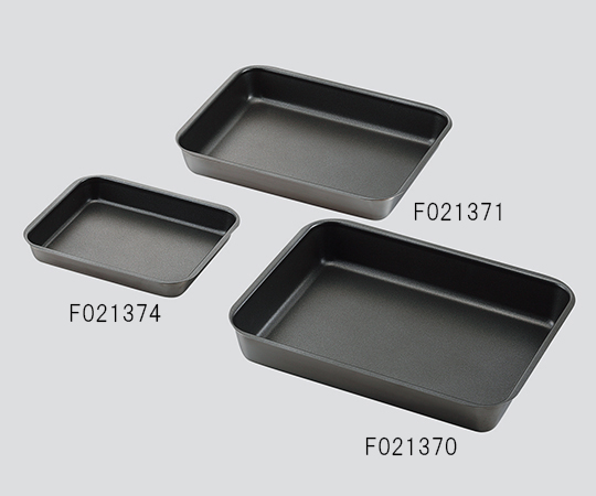 3-5290-04 フッ素コーティング角バット (フラットエッジタイプ) F021371 3-5290-04 フッ素コーティング角バット (フラットエッジタイプ) F021371