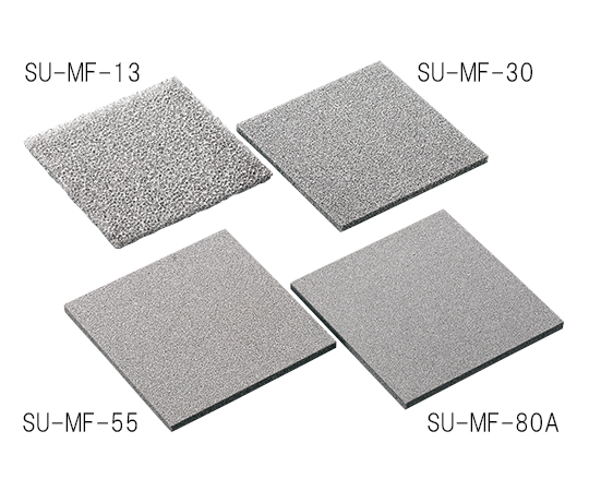 3-5505-09 金属多孔質体 （SUS316L） 150×150mm 厚さ5mm 気孔径0.20mm SU-MF-55-□1