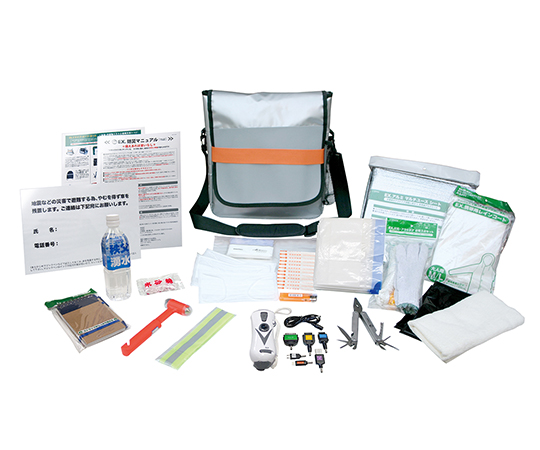 3-5547-12 個人用緊急避難セット ドライブ・ショルダーL メテックス