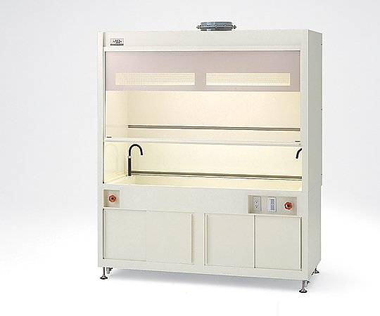【大型商品※送料別途】【大型商品※送料別途】3-5860-08　エッチングチャンバー　１槽タイプ　ＰＶＣ　ディープタイプ　２４０