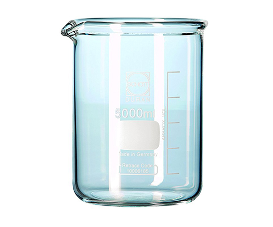3-6129-07 極厚ビーカー 5000mL 211077307SCHOTT/DURAN