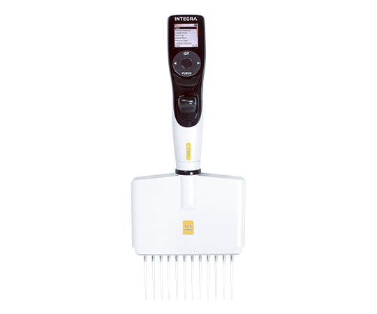 【法人・施設限定】3-6261-03 マルチチャンネル電動ピペット VIAFLOⅡ（12チャンネル） 5.0-125μL 463