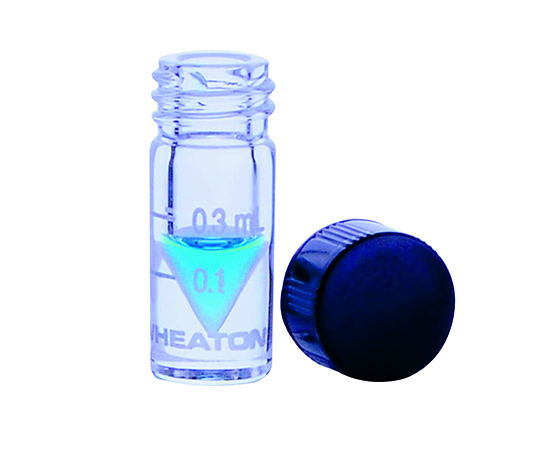 3-6291-01 ミニバイアル ソリッドキャップ 0.3mL 目盛 あり W986273NGWHEATON