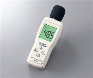 3-6677-01-20 騒音計 A特性30～130dB 校正証明書付 AS804