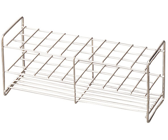 3-6710-10 SUS試験管立て バリュー φ18 架け数 30 VT18-30アズワン