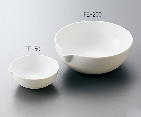 3-6718-06 磁製蒸発皿 400mL FE-400アズワン