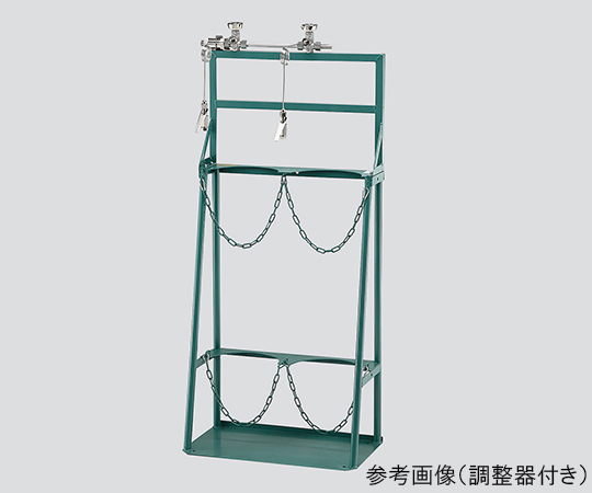 【大型商品※送料別途】3-6829-03 簡易集合機器 関東式窒素 調整器付き 架数2本 KSAS-7-2MG-N-Eカミマル