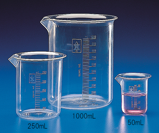 3-7085-03 PMPビーカー 目盛付 100mL 1543Kartell