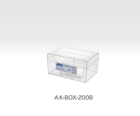 3-7150-16 電動マイクロピペット用チップボックス（10/20/200μL用） AX-BOX-200Bエー・アンド・デイ