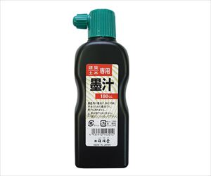 3-7209-01 建築用墨汁 黒 180mL S14301祥碩堂