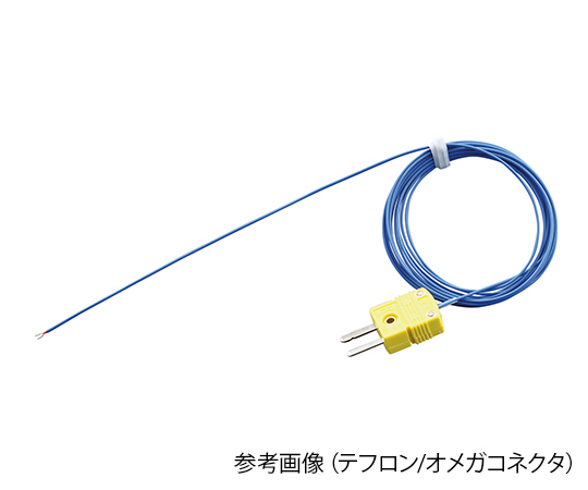 3-7522-11 超極細K熱電対 Φ0.025mm KFT-25-200-200(Cオス)アンベエスエムティ