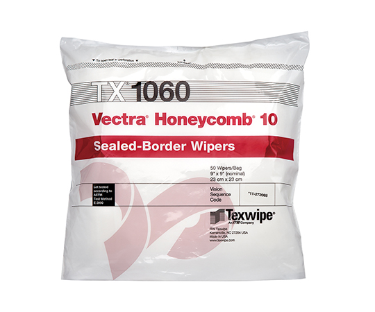 3-7604-01 ハニカムワイパー Vectra（R） Honeycomb（R） 10 230×230mm TX1060テック