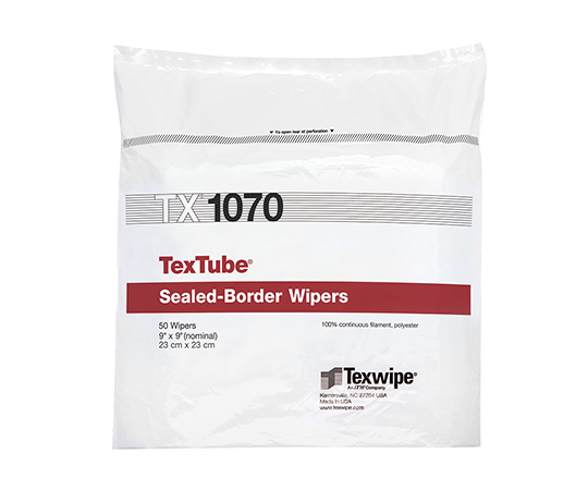 3-7605-01 テックスチューブワイパー TexTube（R） 230×230mm TX1070テックスワイプ(Texwip