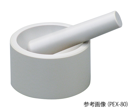 3-7616-01 PEEK乳鉢（乳棒付）内寸Φ50×20mm PEX-60伊藤製作所