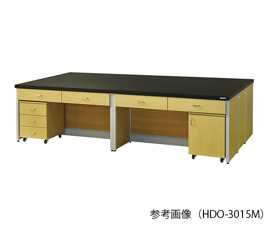 【大型商品※送料別途】【大型商品※送料別途】アズワン3-7743-01　中央実験台 (木目調タイプ) 1800×1200×800