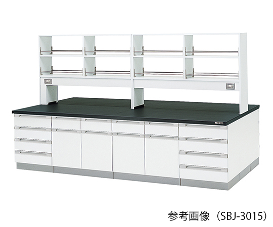 【大型商品※送料別途】【大型商品※送料別途】アズワン3-7804-02　中央実験台 (木製タイプ) 2400×1200×800/