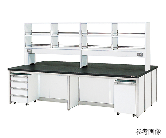 【大型商品※送料別途】【大型商品※送料別途】アズワン3-7921-01　中央実験台 (フレ-ムタイプ) 1800×1500×80