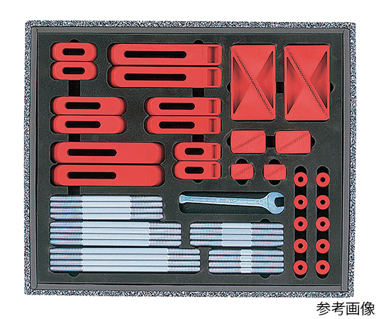 3-8066-03 プラクランプセット スタッドボルトM10仕様セット PCS0010ナベヤ