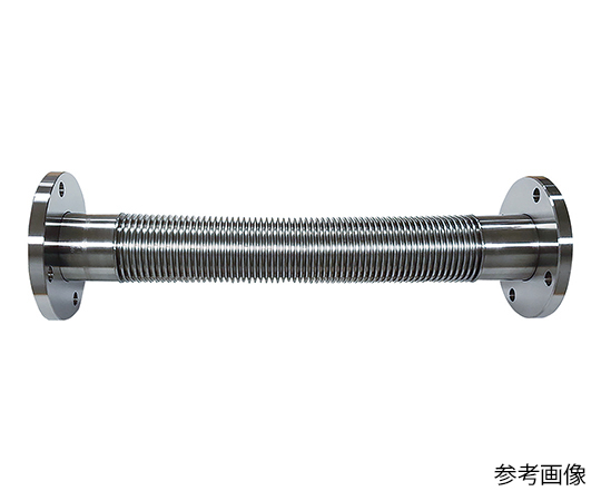 3-8096-01 真空用フレキシブルチューブ （JISフランジ） VFP3080×500入江工研