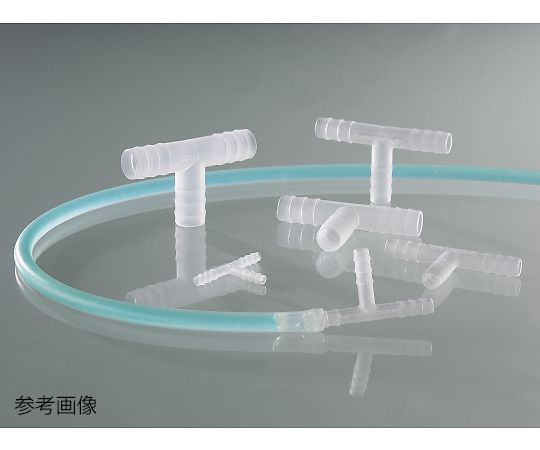 3-8177-03 PVDFチューブコネクター（T型） 10個入 8711-0008Buerkle