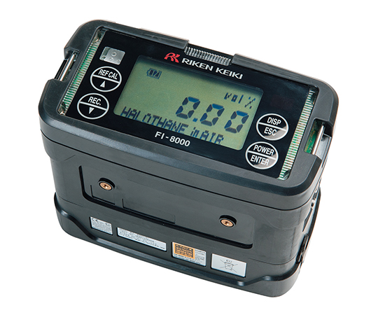 3-8283-01 麻酔ガス用濃度計 154×127×81mm FI-8000TYPEP-24-00理研計器