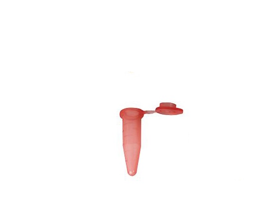 3-8631-02 G-Tube（フラットトップ） 1.5mL 赤 500本入 4031Bio Plas