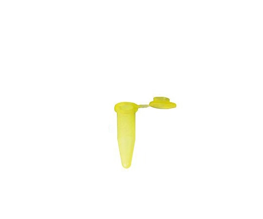 3-8631-03 G-Tube（フラットトップ） 1.5mL 黄 500本入 4032Bio Plas