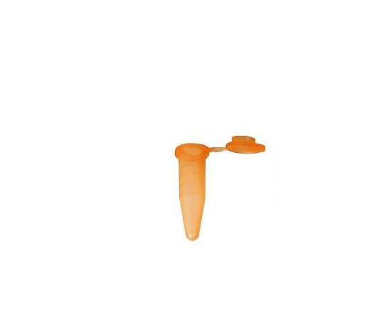 3-8631-06 G-Tube（フラットトップ） 1.5mL オレンジ 500本入 4036Bio Plas