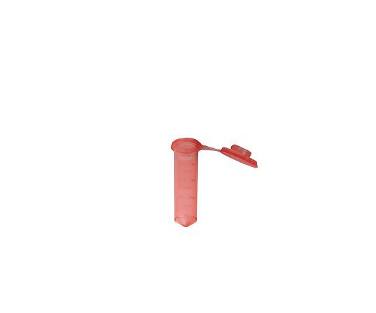 3-8632-02 G-Tube（フラットトップ） 2mL 赤 500本入 4051Bio Plas