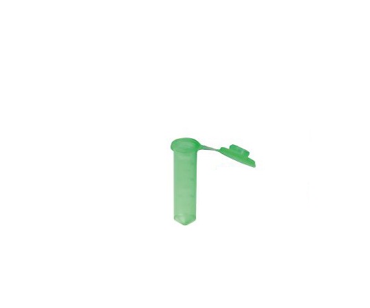 3-8632-05 G-Tube（フラットトップ） 2mL 緑 500本入 4054Bio Plas
