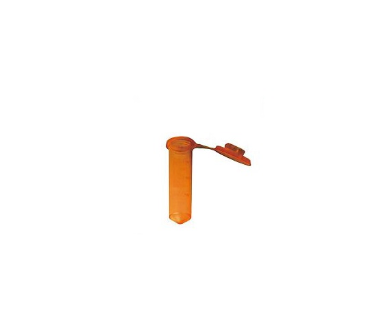 3-8632-06 G-Tube（フラットトップ） 2mL オレンジ 500本入 4056Bio Plas