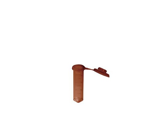 3-8632-08 G-Tube（フラットトップ） 2mL 茶 500本入 4058Bio Plas