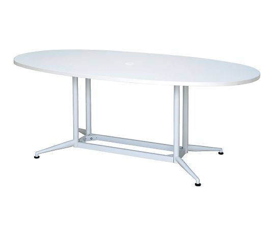 3-8764-02 ミーティングテーブル ホワイト RFOVT-OA1890WHアール・エフ・ヤマカワ