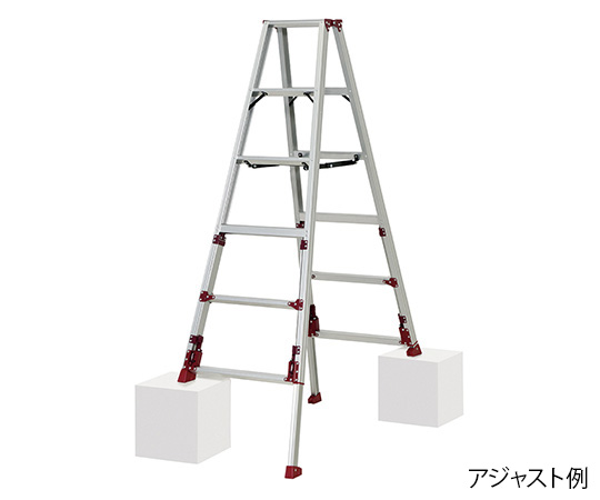 3-8947-03 四脚アジャスト式専用脚立 SXJ-180ピカコーポレイション