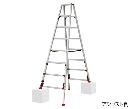 3-8947-05 四脚アジャスト式専用脚立 SXJ-240ピカコーポレイション