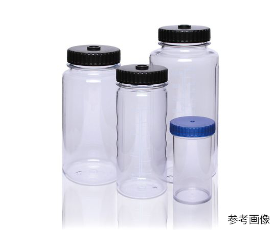 3-8983-07 PC広口ボトル（オートクレーブ対応） 300mL 24本入 WPC0300TriForest