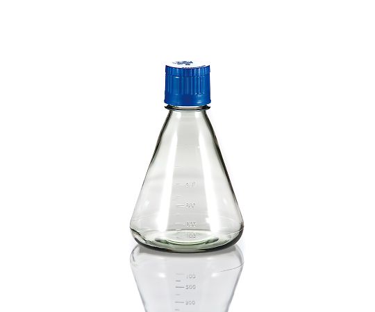 3-8984-03 PC滅菌三角フラスコ（オートクレーブ対応） 平底タイプ 500mL 12本入 FPC0500STriFore
