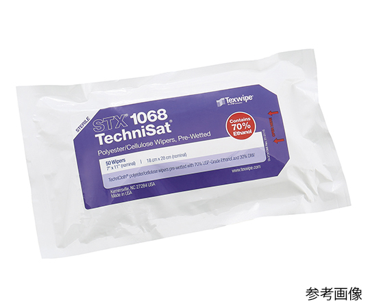 【滅菌】【滅菌】テックスワイプ（Texwipe）3-9020-51　滅菌済みプリウェットワイパー　Sterile TechniS