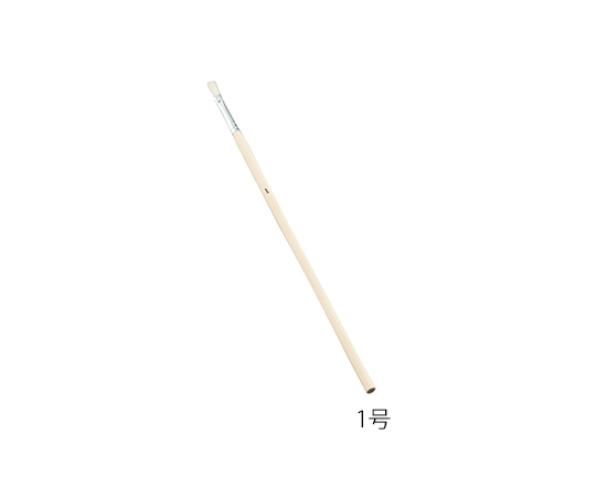 3-9043-01 平筆 OCTAGON 馬毛 1号 11698インダストリーコーワ
